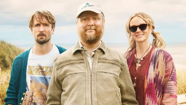 The cast of The Ballad of Wallis Island