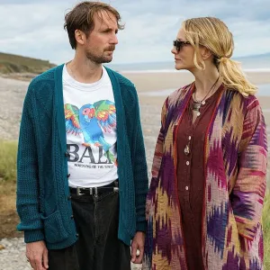 Tom Basden and Carey Mulligan in The Ballad of Wallis Island