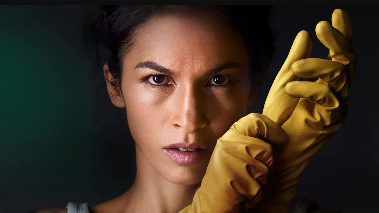 Élodie Yung in The Cleaning Lady