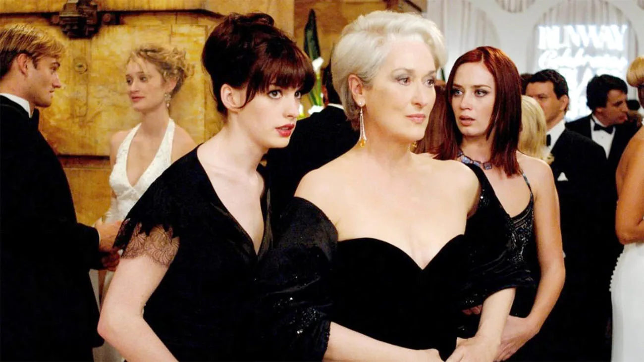 Anne Hathaway and Meryl Streep in The Devil Wears Prada