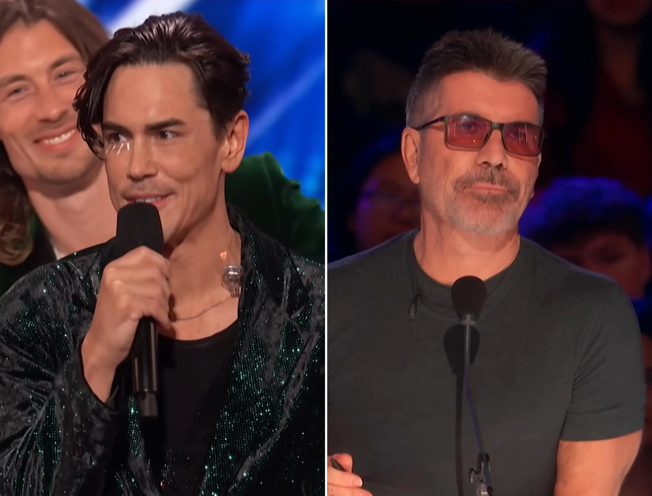 Tom Sandoval Reacts to Simon Cowell s Critique That His Vocals Weren t Great After AGT Audition Exclusive Split Template Updated