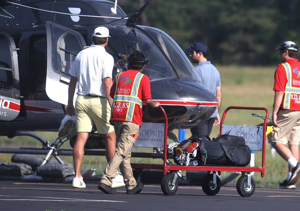 Travis Kelce Takes Helicopter to the Hamptons for Round of Golf After Taylor Swift Date Night