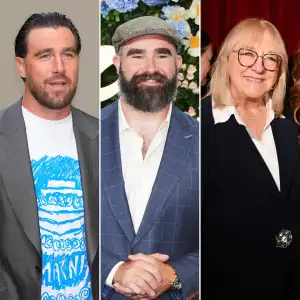 Travis and Jason Kelce Joke About Seeing Mom Donna s Evil Side After The Traitors Cast Reveal 002