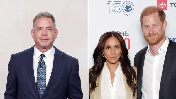 Troy Aikman Jokes About Why He Hasn t Spent Time With Neighbors Prince Harry and Meghan Markle