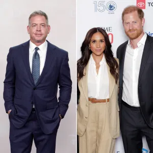 Troy Aikman Jokes About Why He Hasn t Spent Time With Neighbors Prince Harry and Meghan Markle