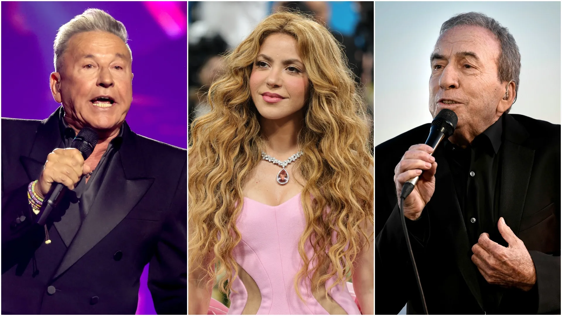 Ricardo Montaner, Shakira y José Luis Perales
