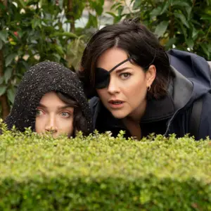 Eve Hewson and Sarah Greene in Bad Sisters