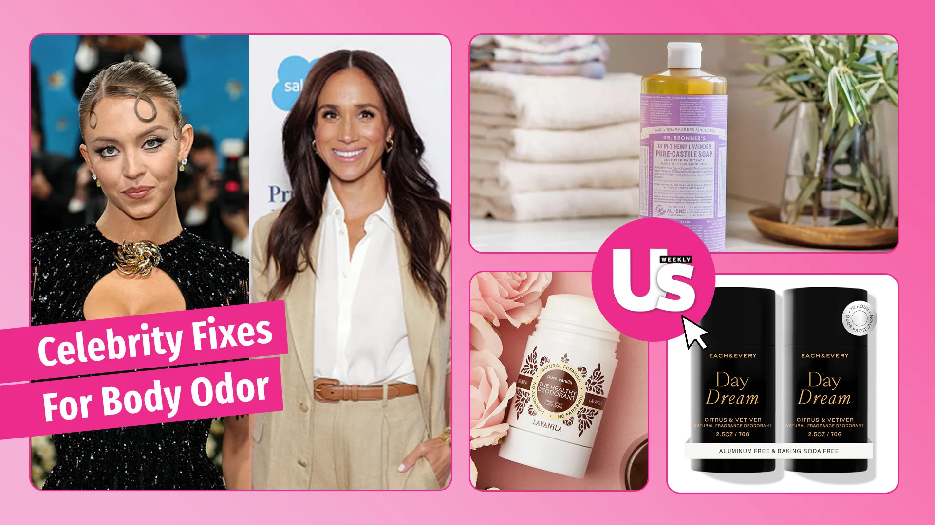 Celebrities with Body Odor and Their Deodorant