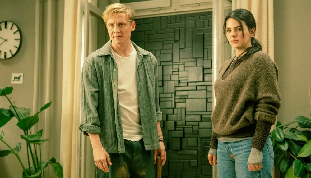 Matthias Schweighofer and Ruby O. Fee in Brick