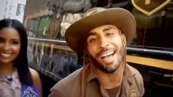 Carlos Caramelo, mensajero de UPS