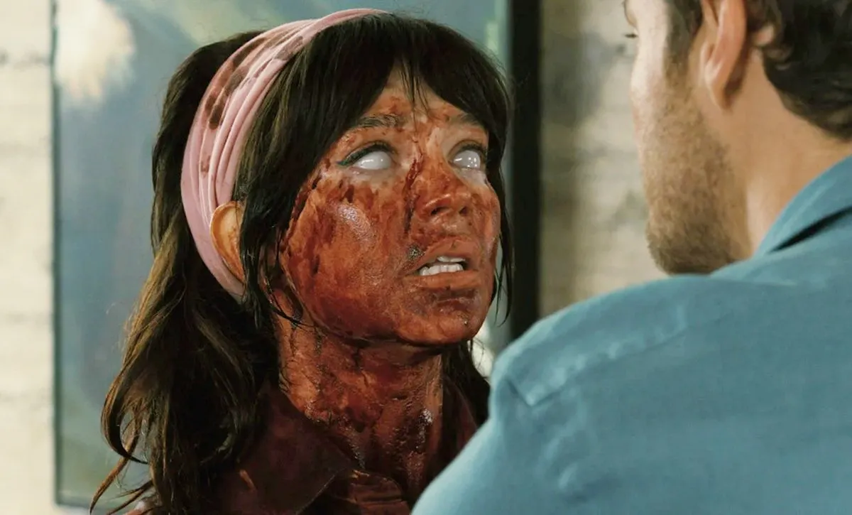 Sophie Thatcher and Jack Quaid in Companion