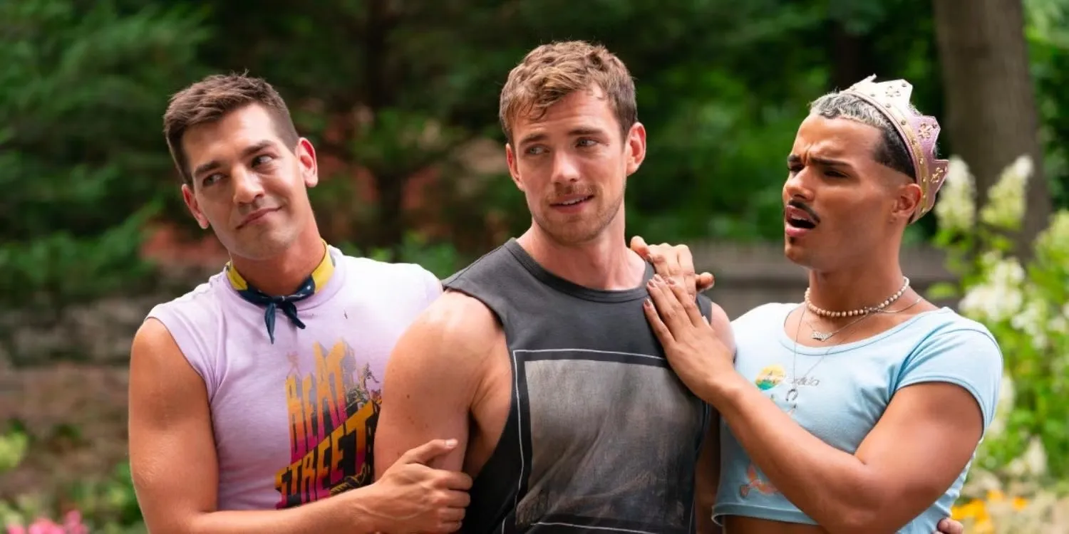 Matt Rogers, Zane Phillips and Tomas Matos in Fire Island