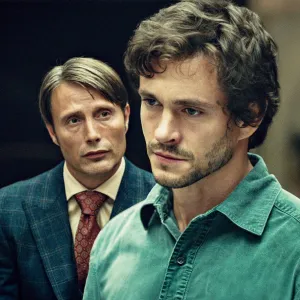 Mads Mikkelsen and Hugh Dancy in Hannibal