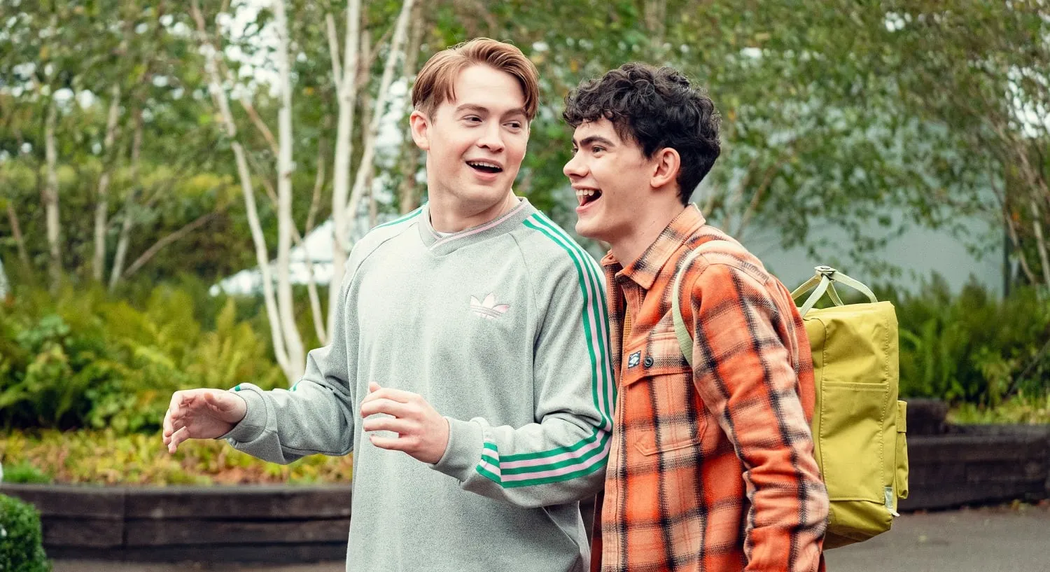 Kit Connor and Joe Locke in Heartstopper season 3