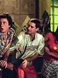 Dax Shepard, Luke Wilson and Maya Rudolph in Idiocracy