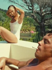 Romy Schneider and Alain Delon in The Swimming Pool