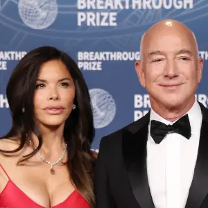 Lauren Sanchez and Jeff Bezos