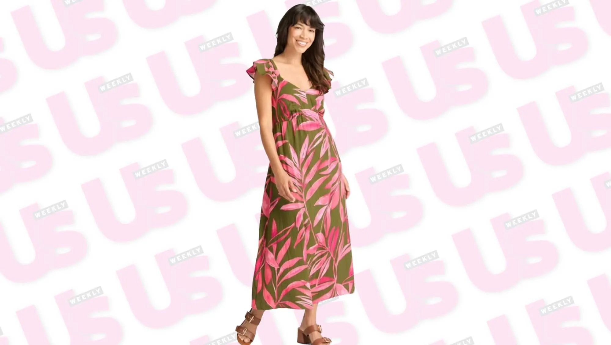 Time and Tru Midi Dress