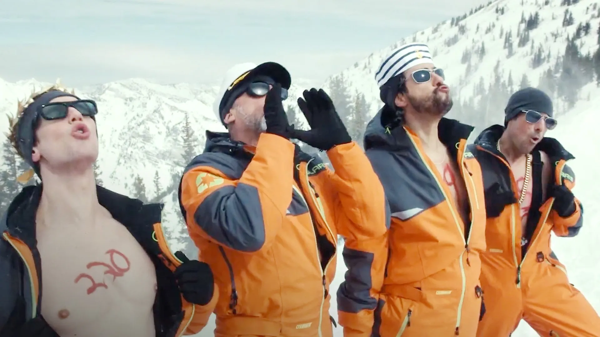 Cory Michael Smith,Steve Carell, Ramy Youssef and Jason Schwartzman in Mountainhead