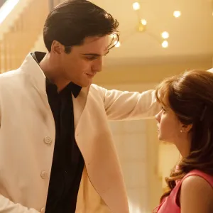 Jacob Elordi and Cailee Spaeny in Priscilla