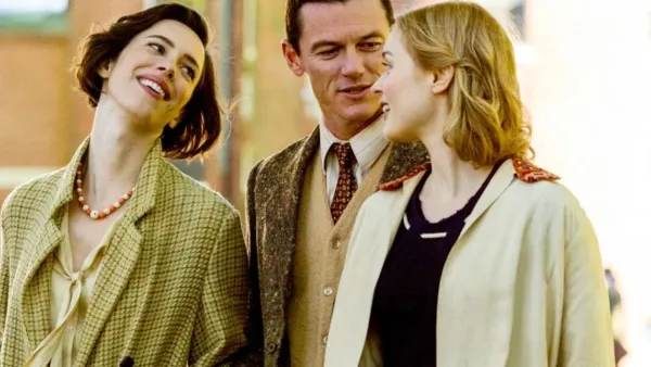 Rebecca Hall, Luke Evans and Bella Heathcote in Professor Marston and the Wonder Women