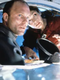 Ed Harris, Mary Elizabeth Mastrantonio in The Abyss