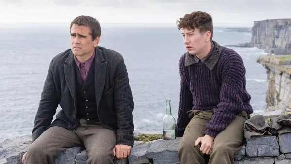 Colin Farrell and Barry Keoghan in The Banshees of Inisherin