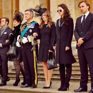 The cast of The Royals