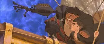 A still from Treasure Planet
