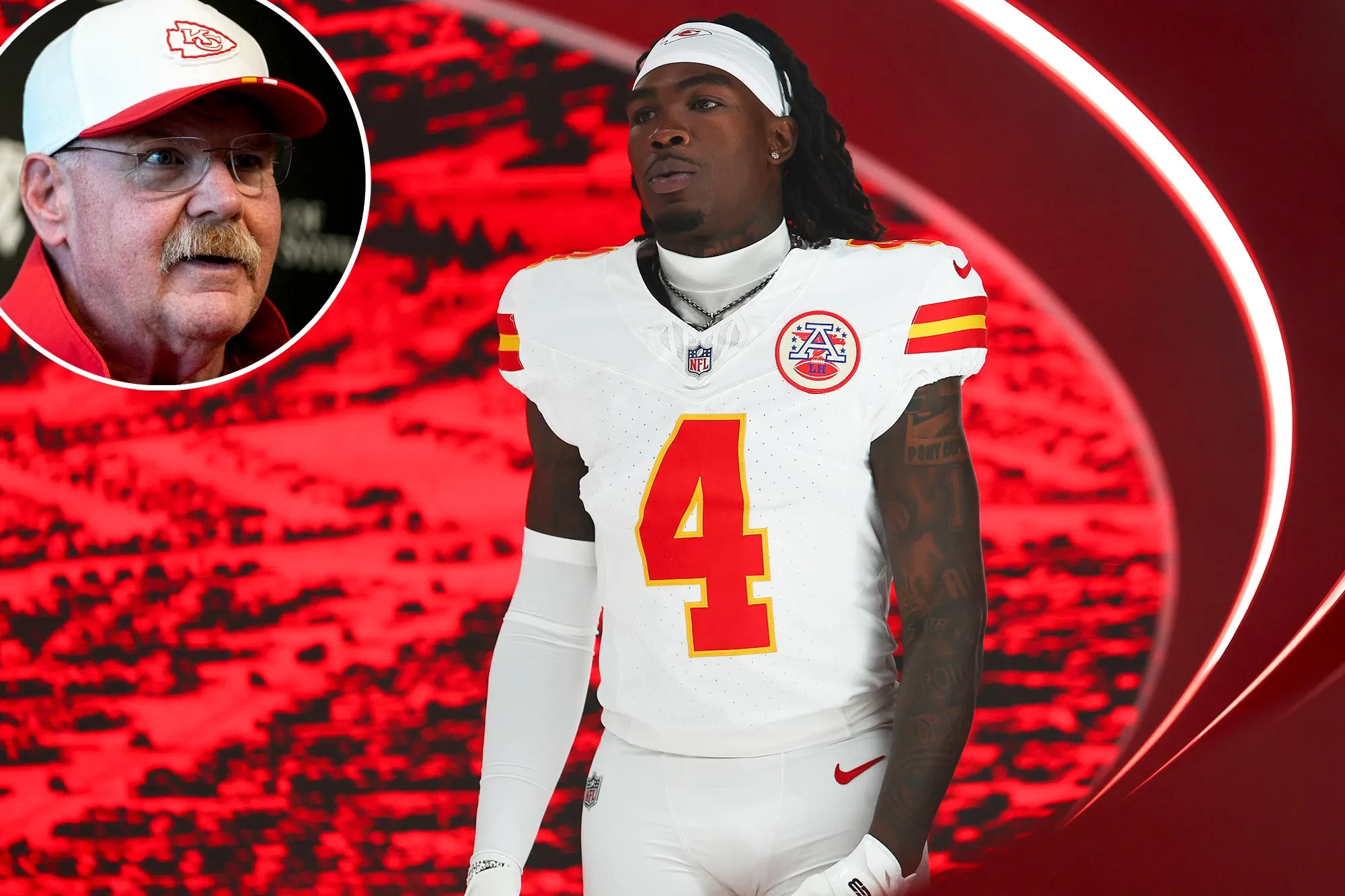 Chiefs Andy Reid Explains Decision to Include Rashee Rice at Training Camp Despite Jail Sentence