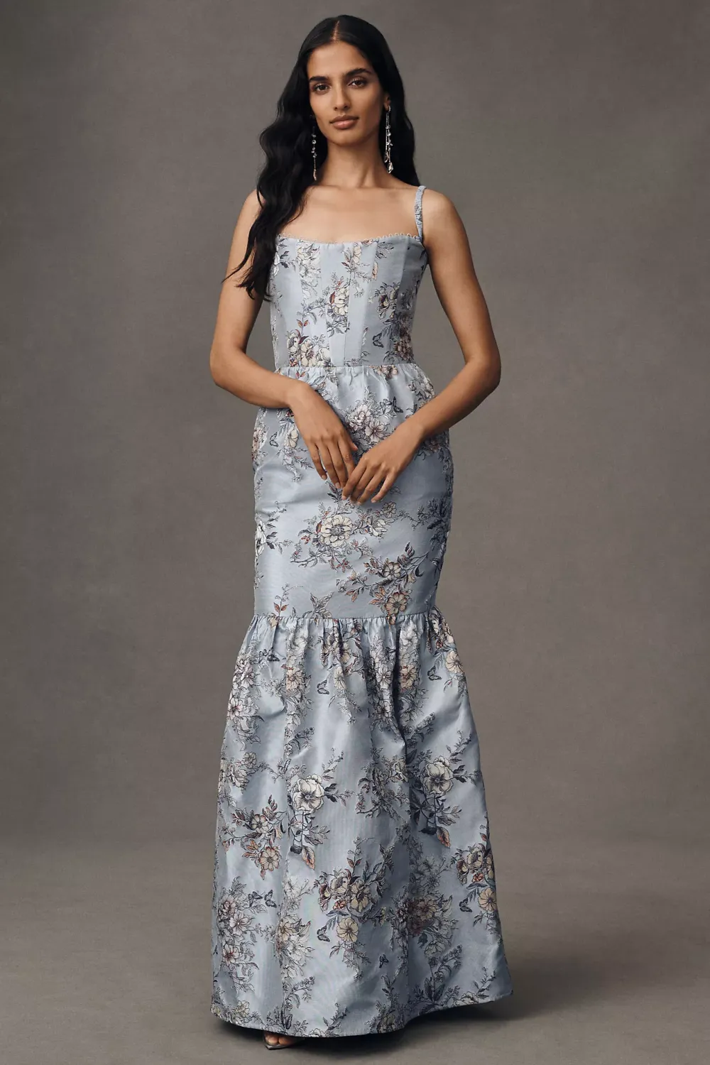 V. Chapman corset maxi dress