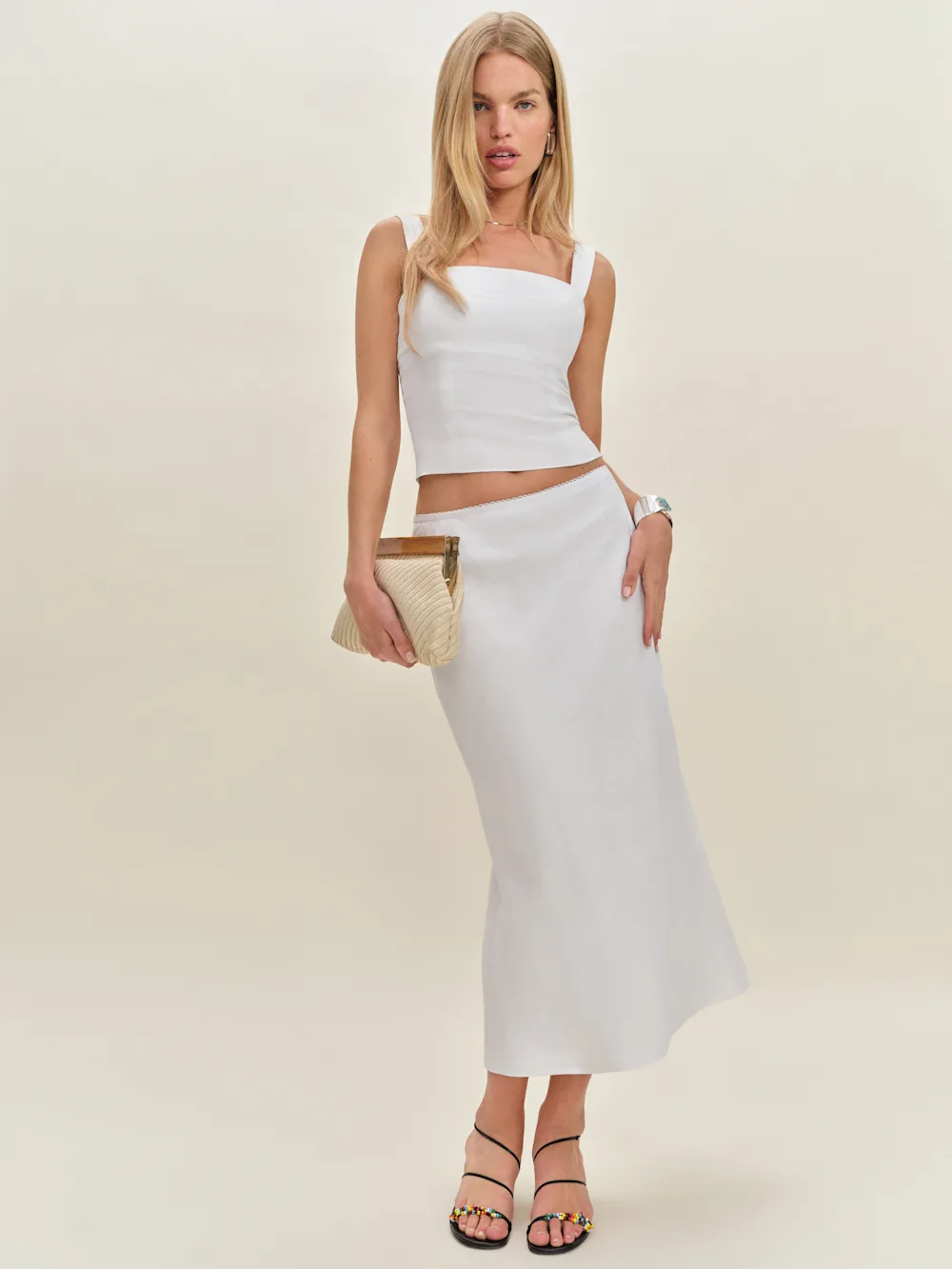 linen skirt
