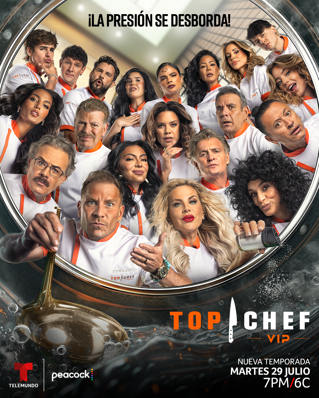Participantes del reality Top Chef VIP en su cuarta temporada