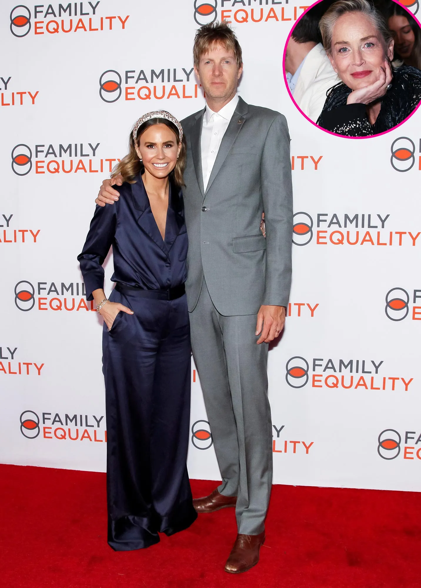 E News Keltie Knight Says Sharon Stone Painted Her Husbands Anniversary Gift After LadyGang Appearance