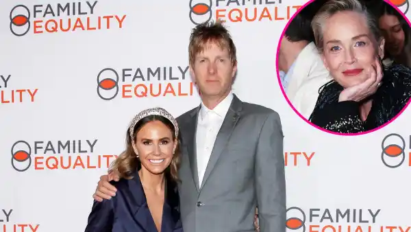 E News Keltie Knight Says Sharon Stone Painted Her Husbands Anniversary Gift After LadyGang Appearance