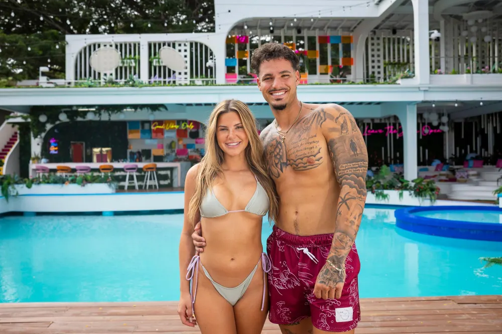 Love Island USAs TJ Explains Iris Plans to Leave With Him Reacts to Watching Her With Pepe
