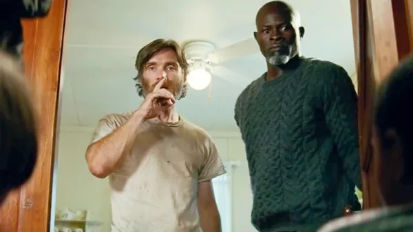 Cillian Murphy and Djimon Hounsou in A Quiet Place Part II