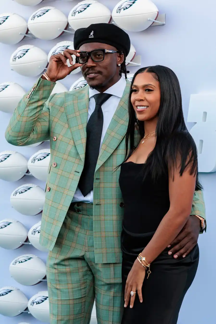 AJ-Brown-and-Kelsey-Riley-GettyImages-2225904305