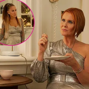 And Just Like That Recap Carrie Clashes With Miranda Over Budding Friendship With Neighbor Duncan cynthia nixon_1