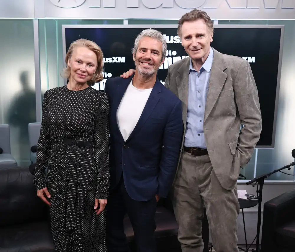 Andy Cohen Reacts to Liam Neeson s Romance With Pamela Anderson After Close Friendship With Natasha