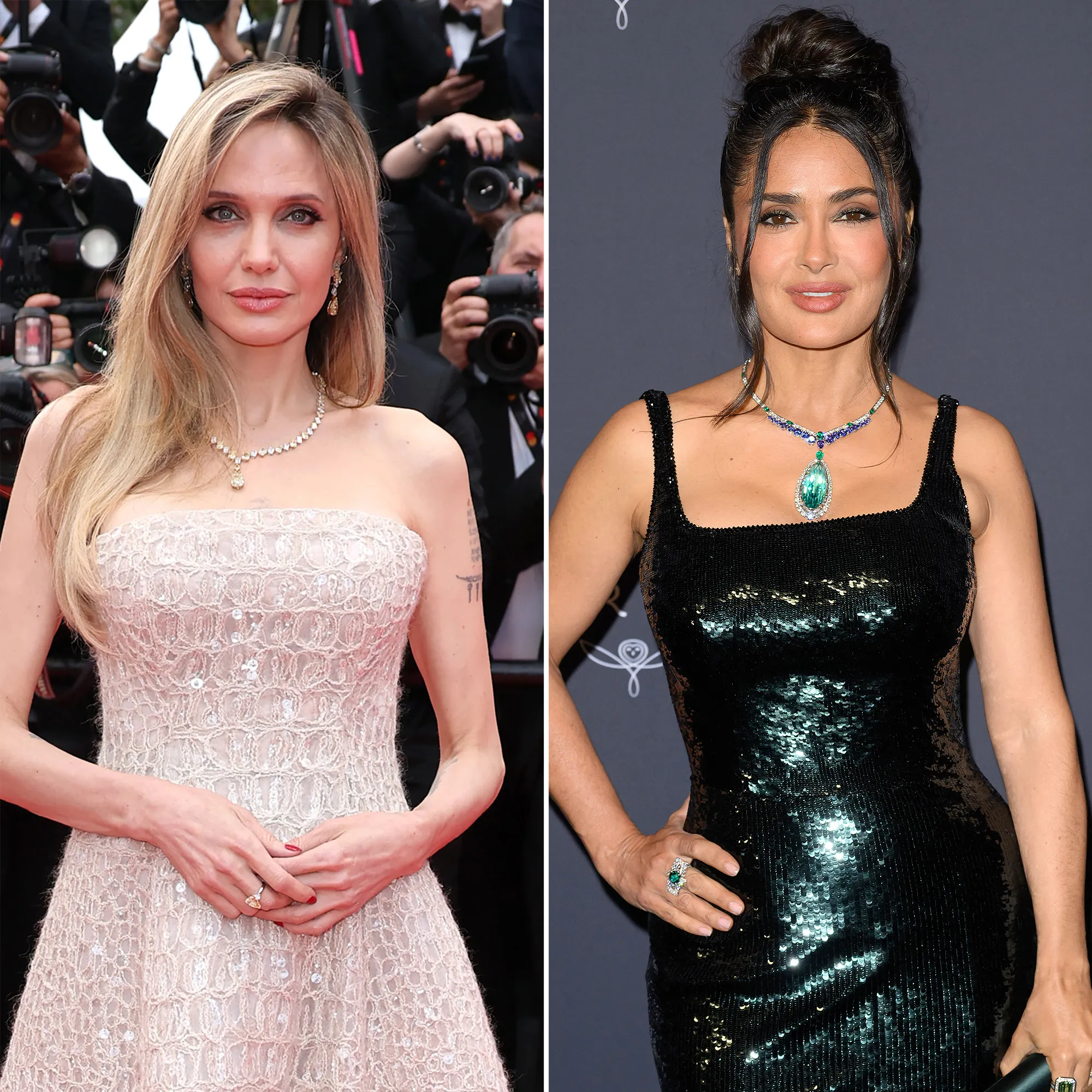 Angelina Jolie y Salma Hayek