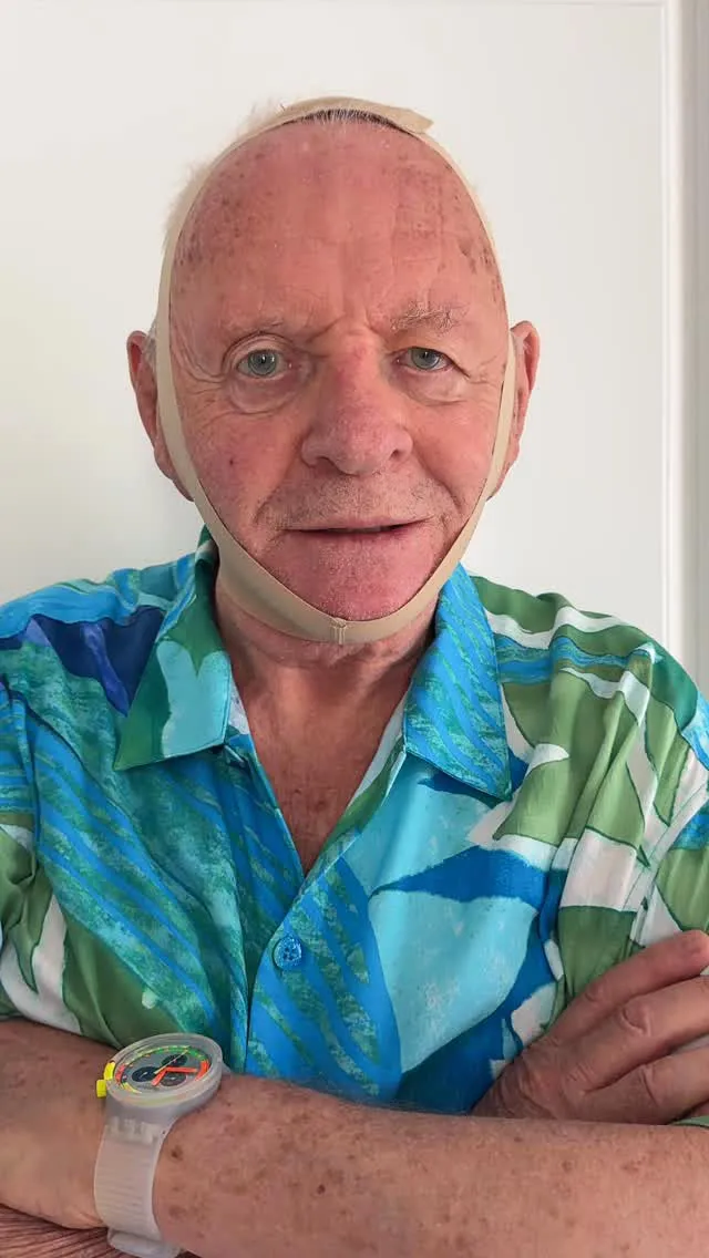 Anthony Hopkins Wears Skims Face Wrap After It Sparks Hannibal Lecter Comparisons 003