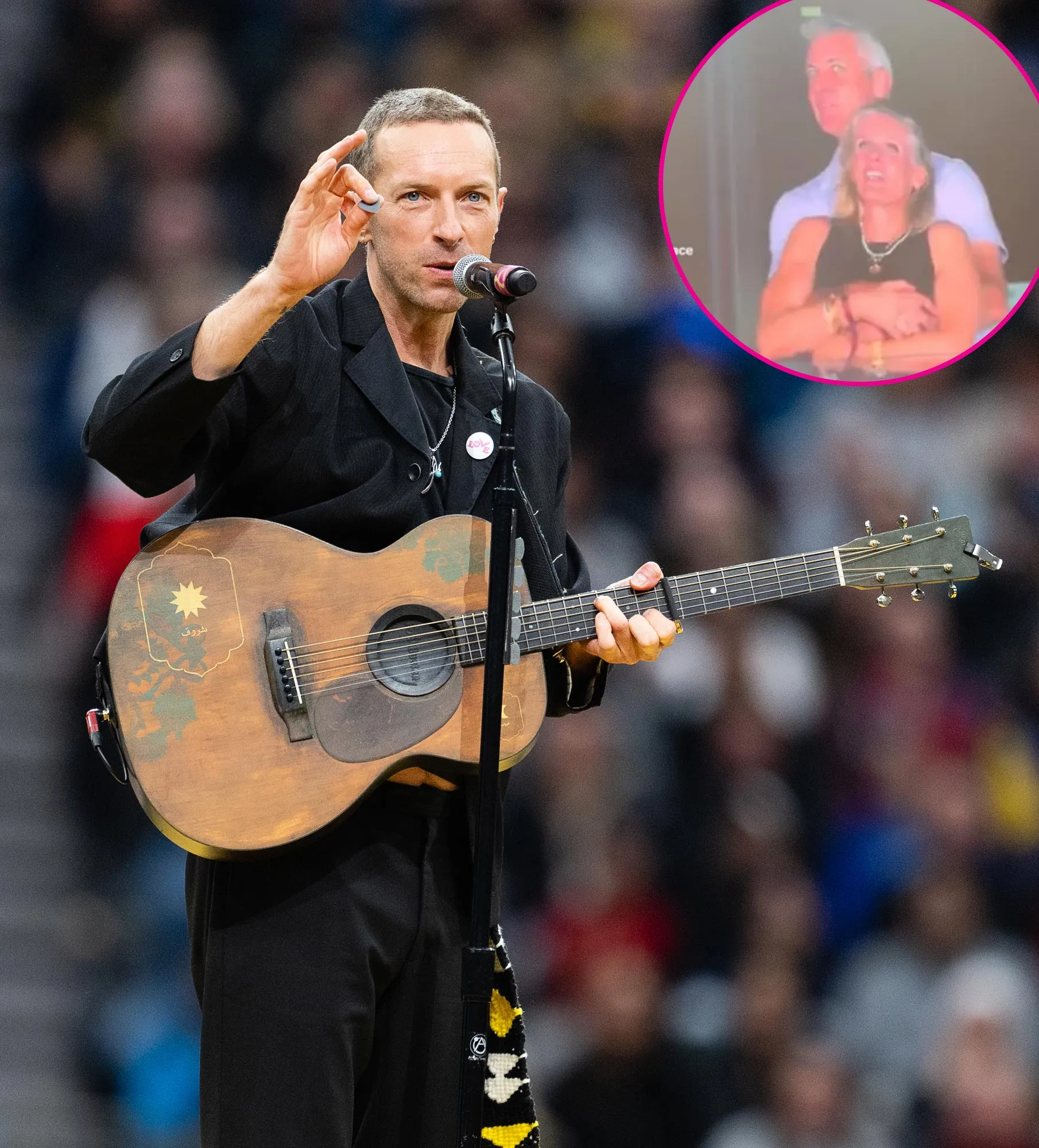 Chris Martin Reacts to Jumbotron Seemingly Catching Astronomer CEO Andy Byron Affair 014