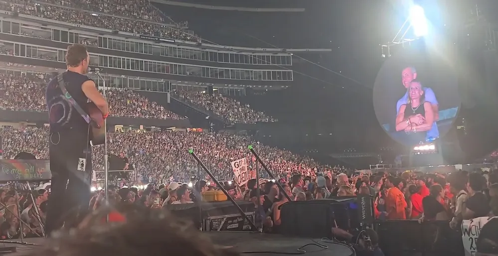 Coldplay Jumbotron Catches Astronomer Andy Byron CEO Cuddling Woman Who Is Not His Wife