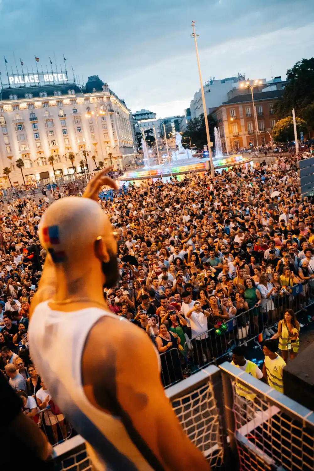 Manuel Turizo en el 'Pride Madrid'.