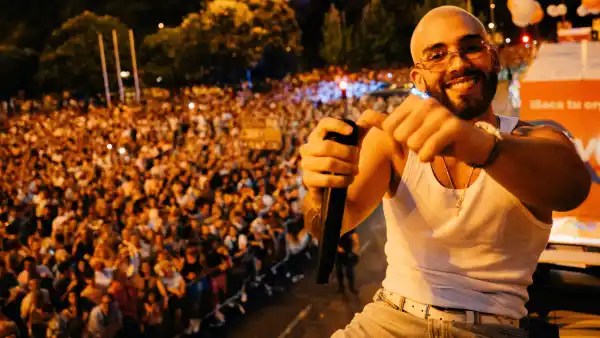 Manuel Turizo en el 'Pride Madrid'.