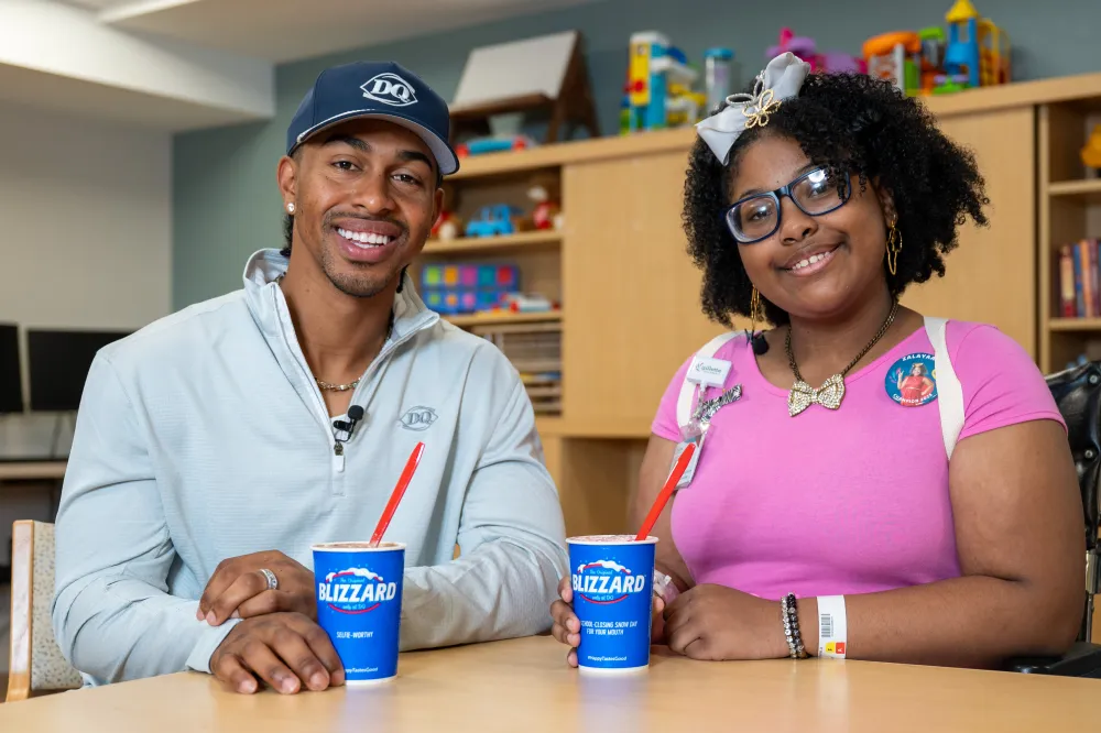 Francisco Lindor for Miracle Treat Day at DQ