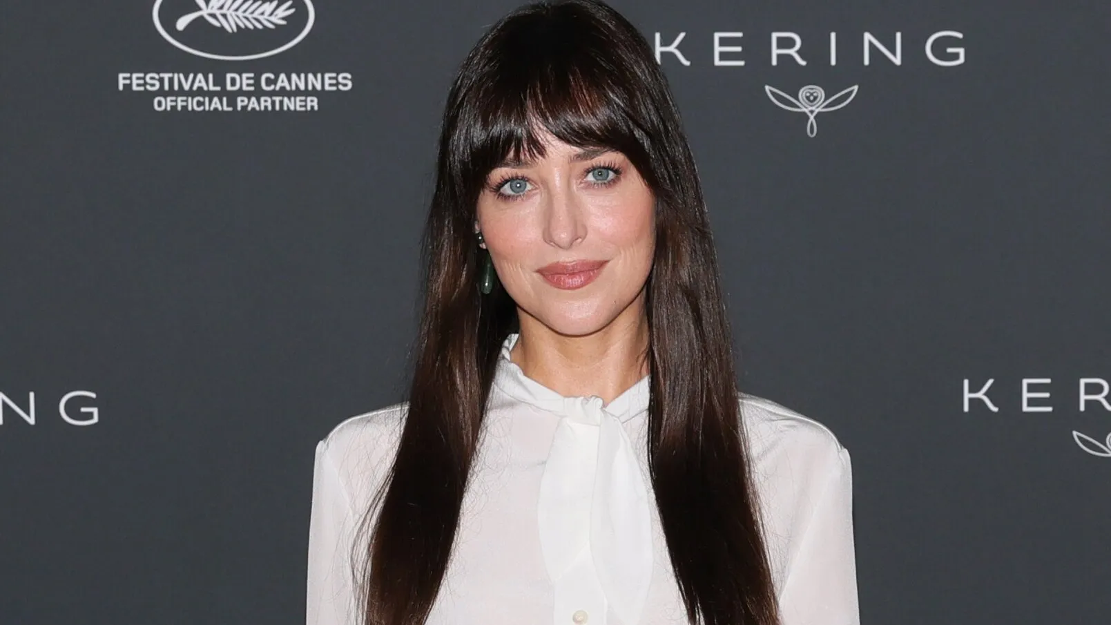 CANNES, FRANCE - MAY 19: Dakota Johnson attends Kering Women in Motion Talk during the 78th annual Cannes Film Festival at Majestic Hotel on May 19, 2025 in Cannes, France.