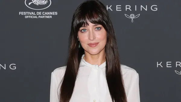 CANNES, FRANCE - MAY 19: Dakota Johnson attends Kering Women in Motion Talk during the 78th annual Cannes Film Festival at Majestic Hotel on May 19, 2025 in Cannes, France.