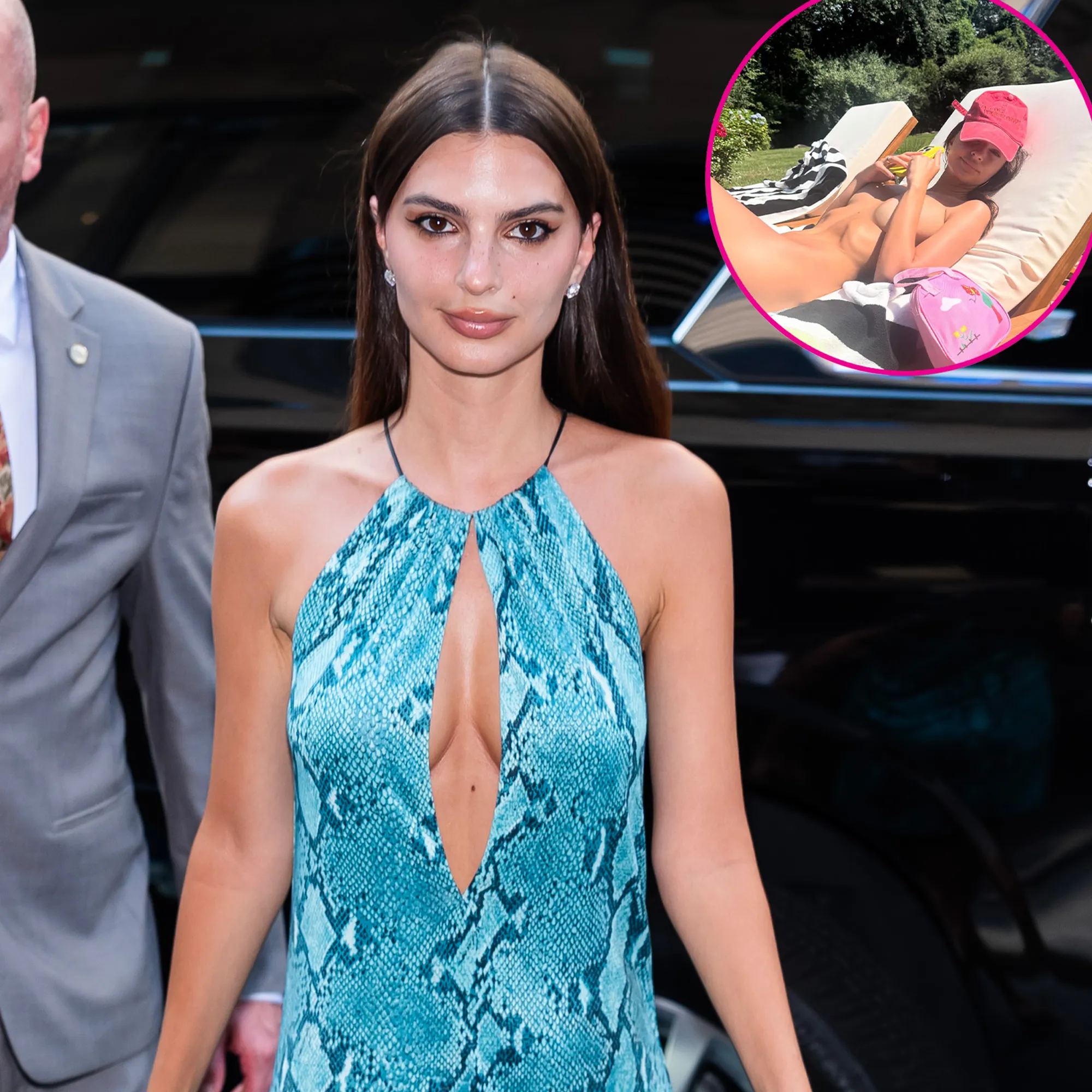 Emily Ratajkowski Poses Nude While Soaking Up the Sun